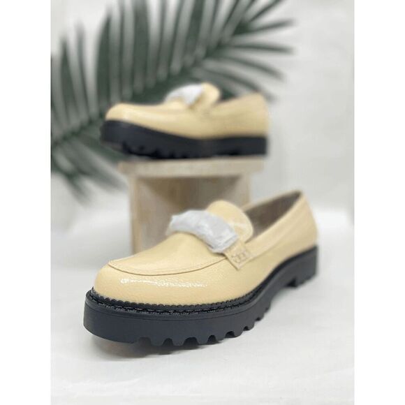 Circus By Sam Edelman Women's Deana Lug Sole Loafers - Eggshell 8.5 - Picture 1 of 8